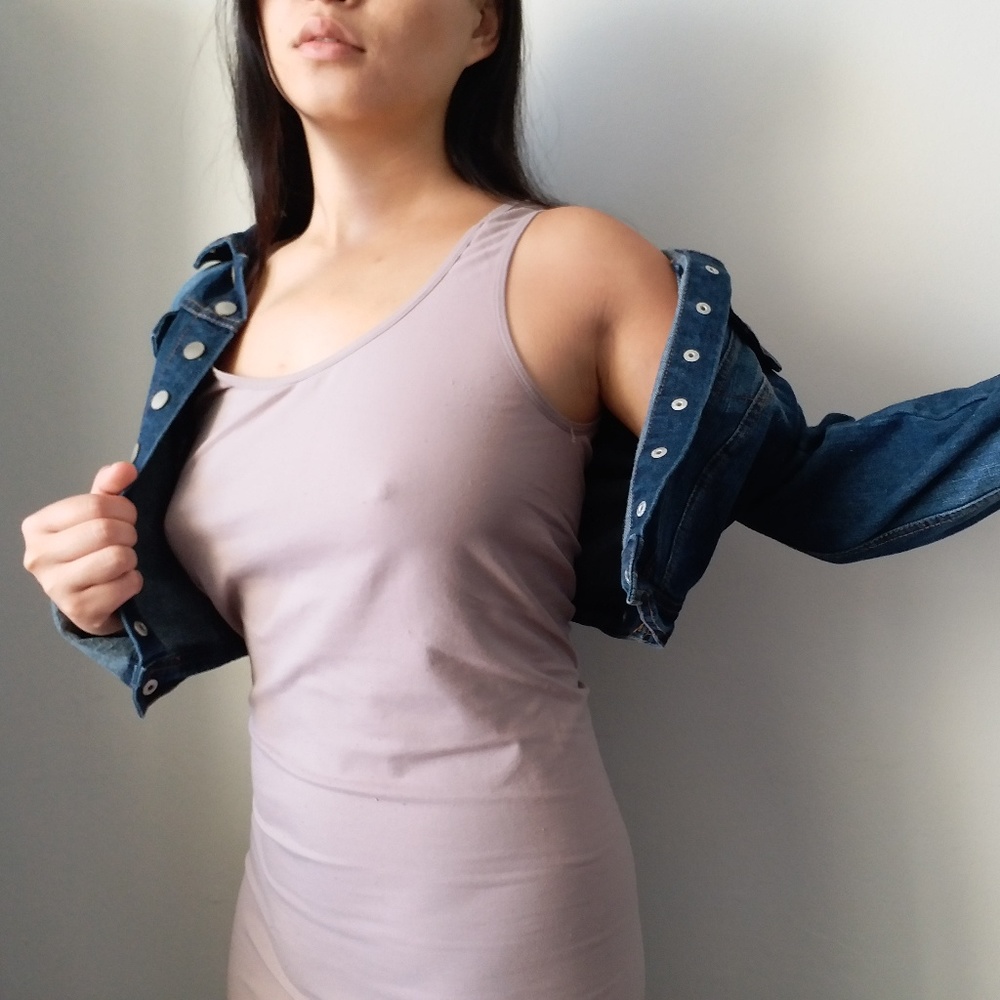 HIGHWAY JEANS Dark Blue Cropped Denim Jacket
